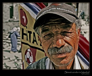 Istanbul street vendor Istanbul street vendor