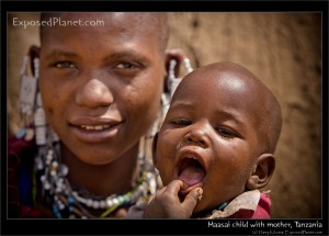 Maasai child with mother, Tanzania. (c) Harry Kikstra, ExposedPlanet.com Maasai child with mother, Tanzania. (c) Harry Kikstra, ExposedPlanet.com