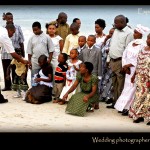 Wedding photographer on the beach in Dar es Salaam, Tanzania